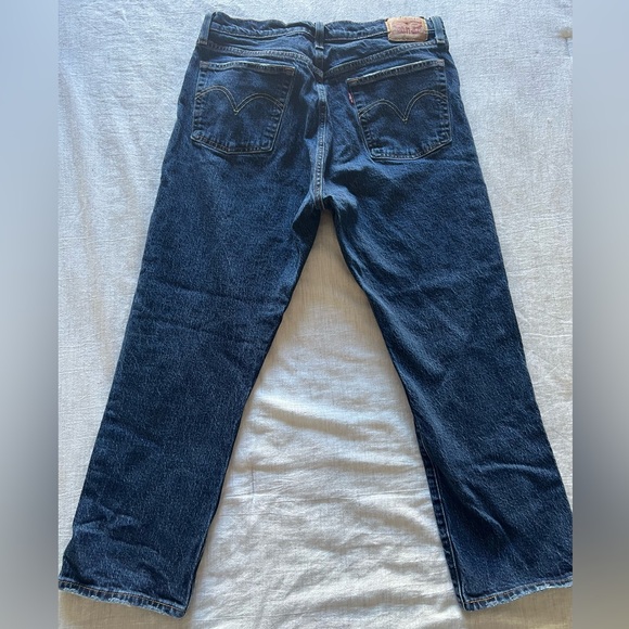 Levi’s women’s 501 dark wash jeans. W32,L26. - Picture 2 of 7